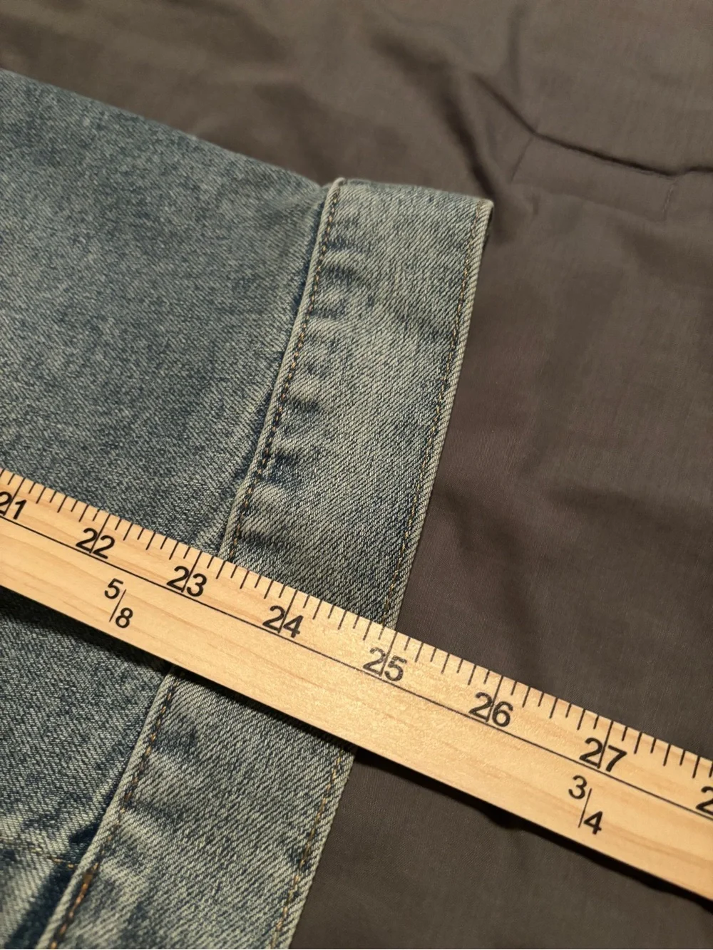 Todd Snyder Issued By Men's S Light Wash Cotton Blend Denim Jacket